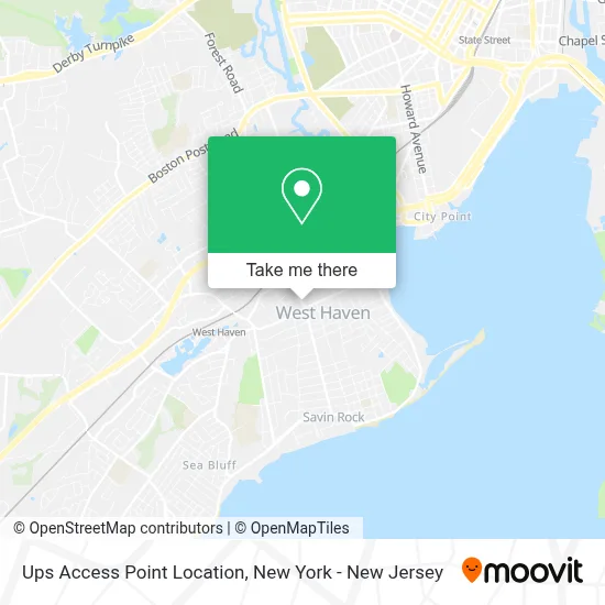 Ups Access Point Location map