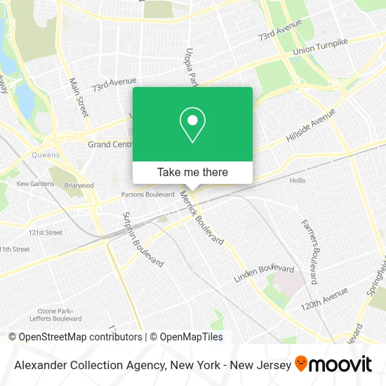 Alexander Collection Agency map