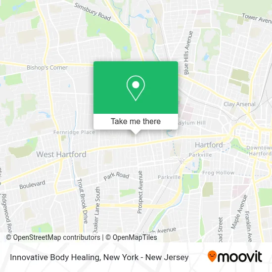 Innovative Body Healing map