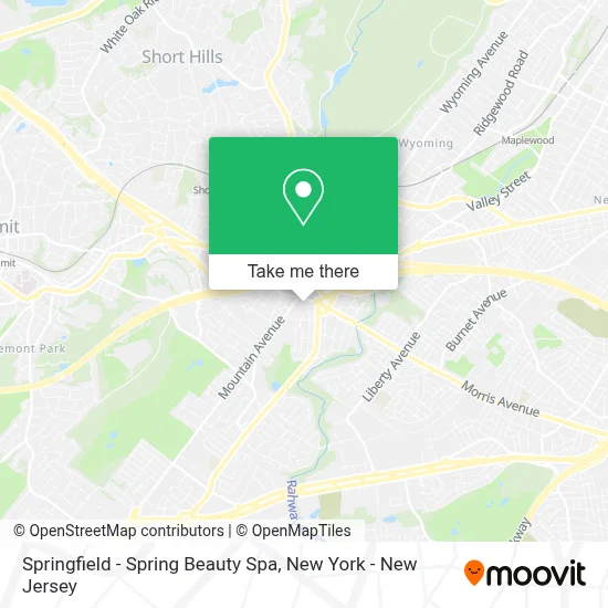Springfield - Spring Beauty Spa map