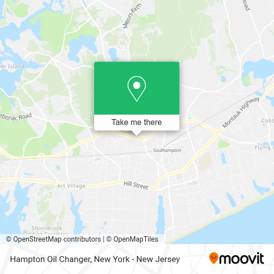 Hampton Oil Changer map