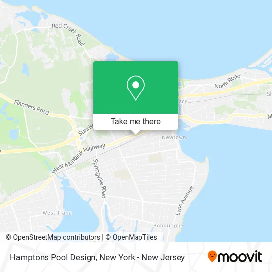 Hamptons Pool Design map