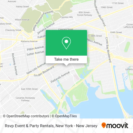 Rsvp Event & Party Rentals map