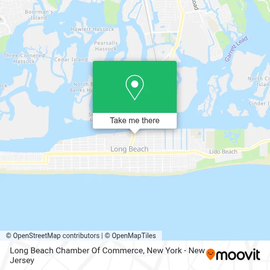 Long Beach Chamber Of Commerce map