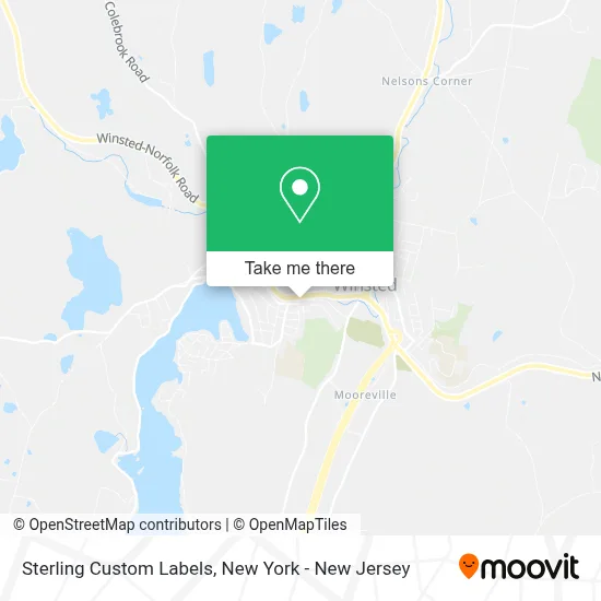 Sterling Custom Labels map