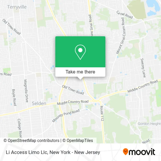 Li Access Limo Llc map