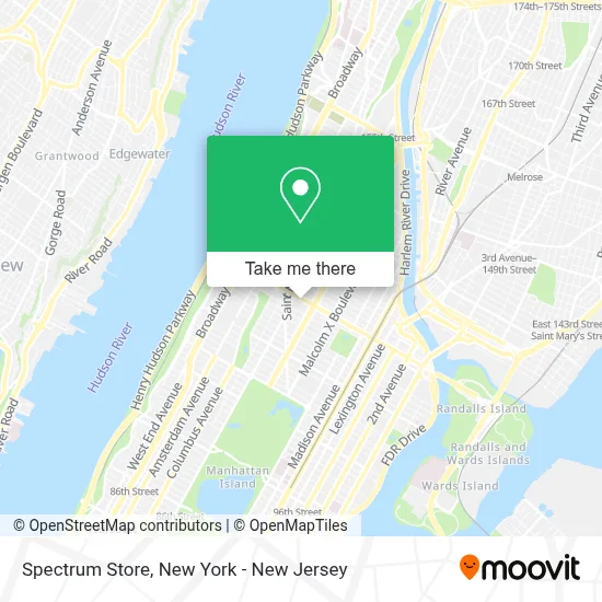 Spectrum Store map