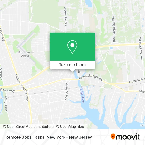 Remote Jobs Tasks map
