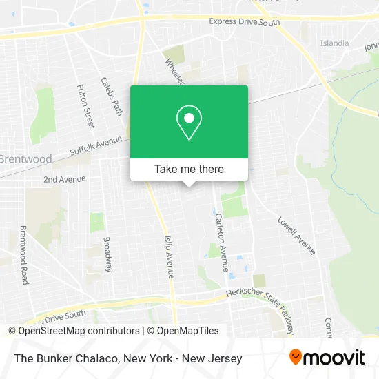 The Bunker Chalaco map