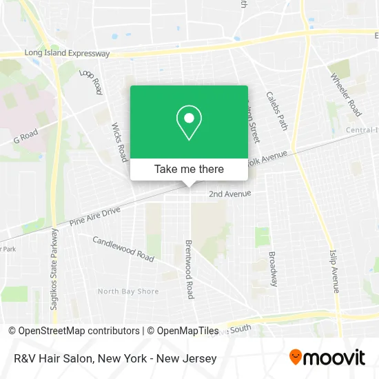 R&V Hair Salon map