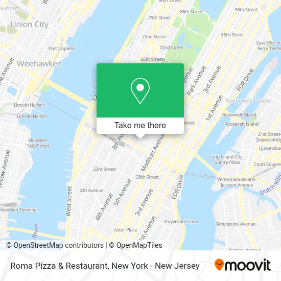 Roma Pizza & Restaurant map