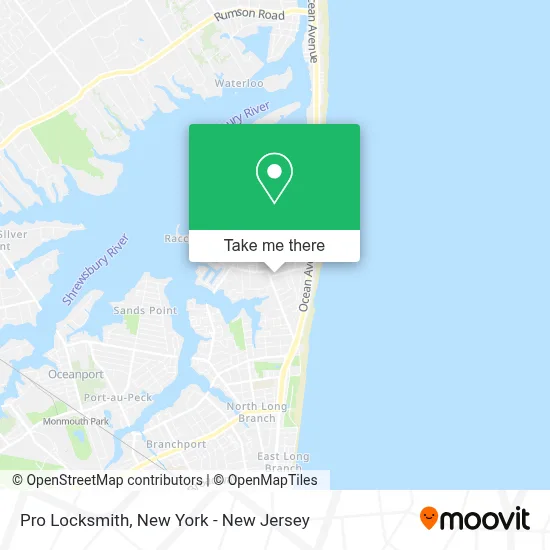Pro Locksmith map