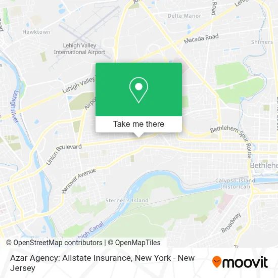 Azar Agency: Allstate Insurance map