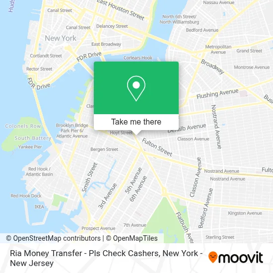 Ria Money Transfer - Pls Check Cashers map