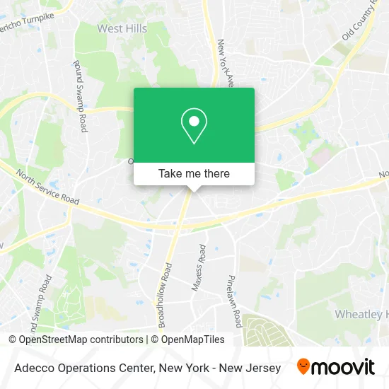 Adecco Operations Center map