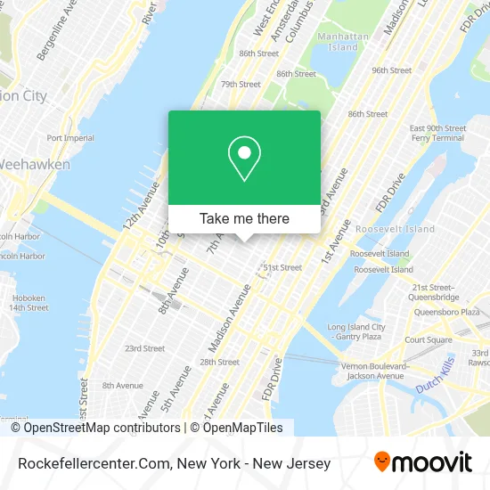 Rockefellercenter.Com map