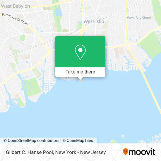 Gilbert C. Hanse Pool map