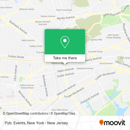 Pyb: Events map