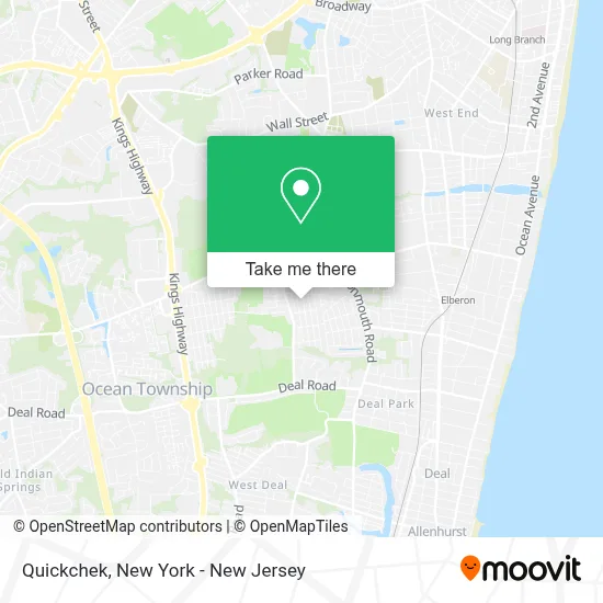 Quickchek map