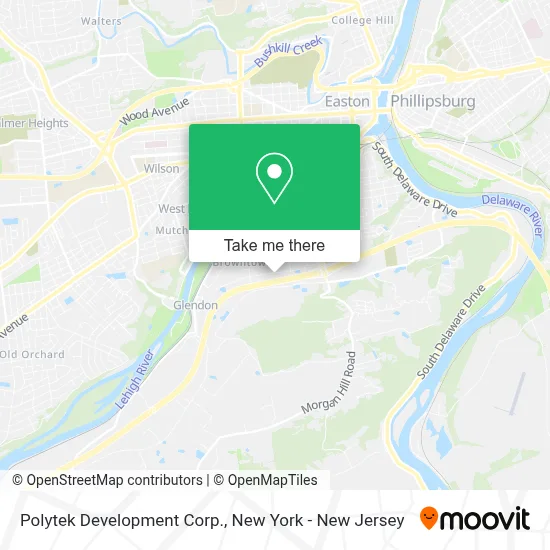 Polytek Development Corp. map