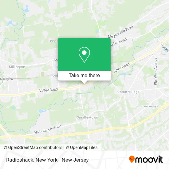 Radioshack map