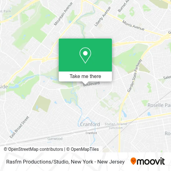 Rasfm Productions/Studio map