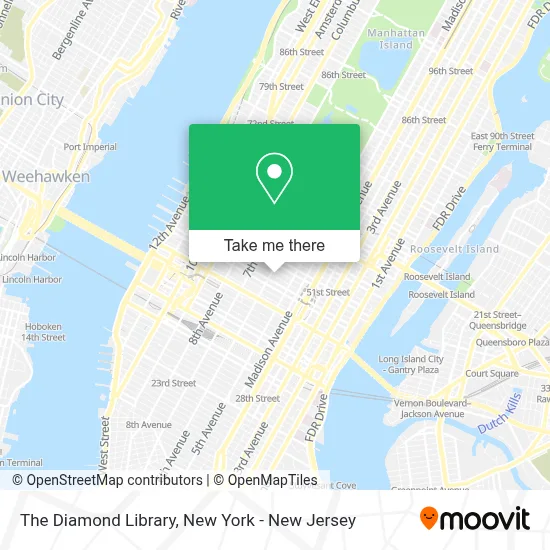 The Diamond Library map