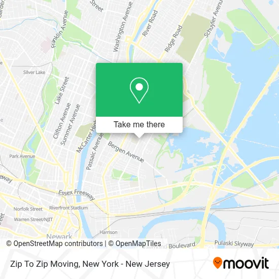 Zip To Zip Moving map