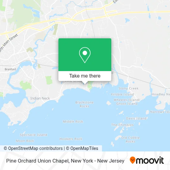 Pine Orchard Union Chapel map