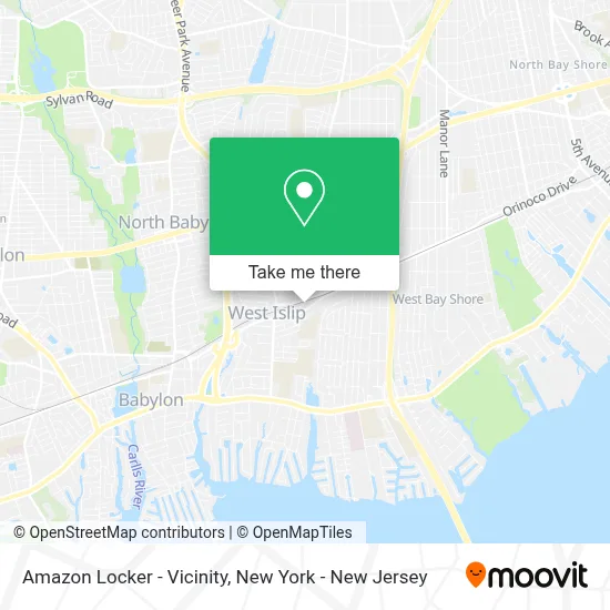 Amazon Locker - Vicinity map