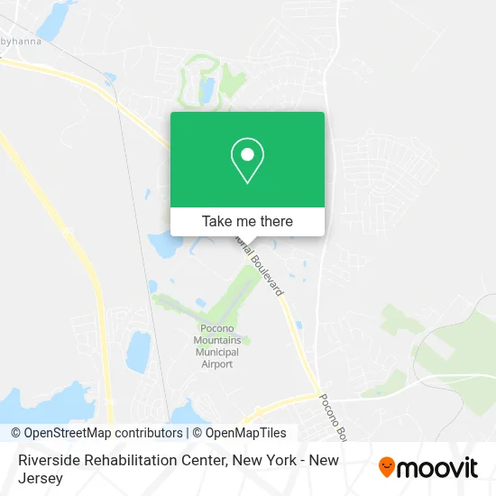 Riverside Rehabilitation Center map