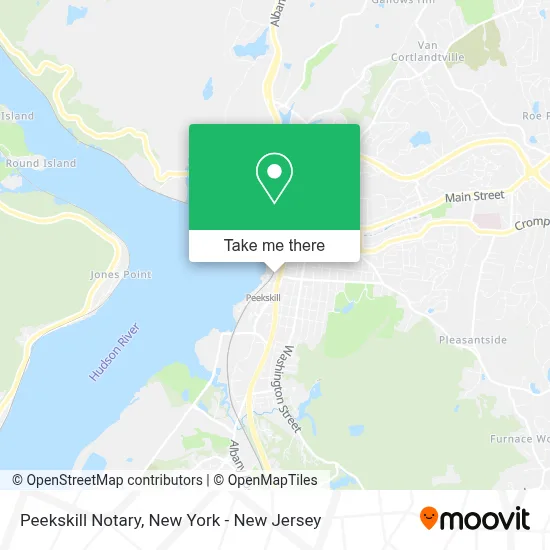 Peekskill Notary map