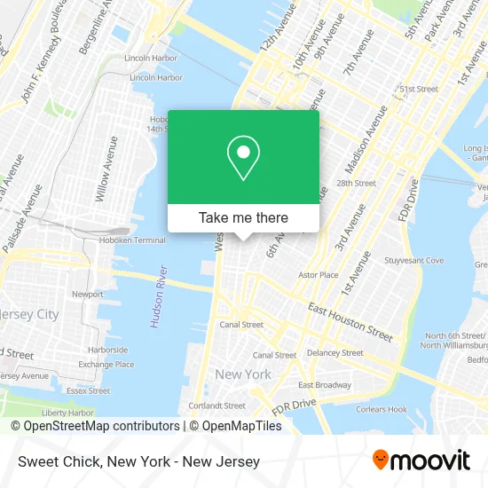 Sweet Chick map