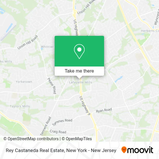 Rey Castaneda Real Estate map