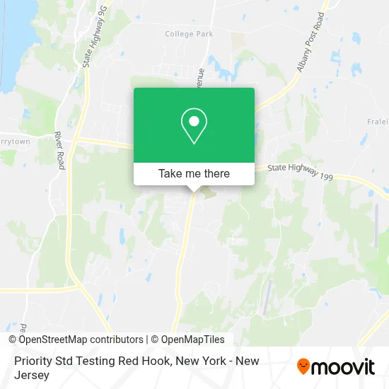 Priority Std Testing Red Hook map