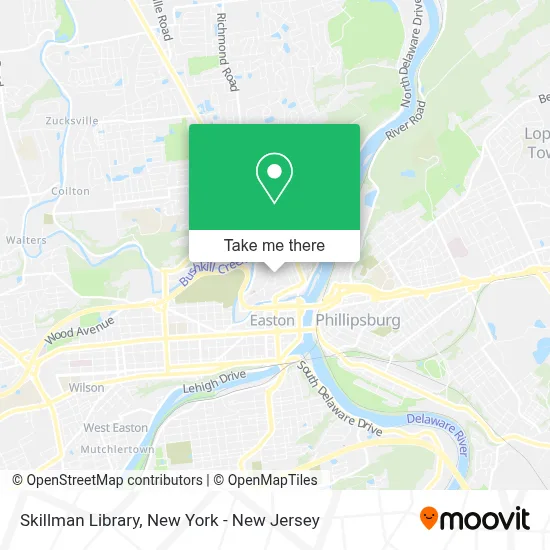 Skillman Library map