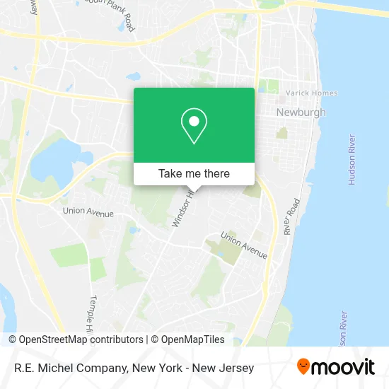 R.E. Michel Company map