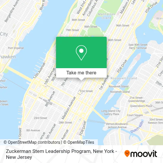 Zuckerman Stem Leadership Program map