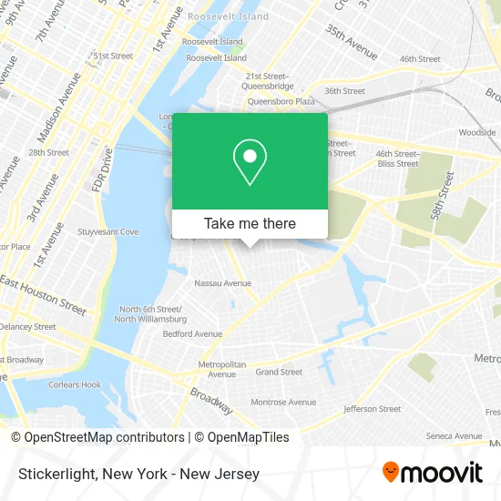 Stickerlight map