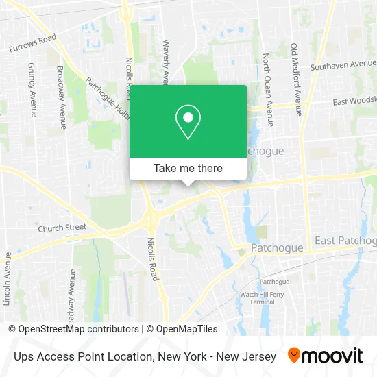 Ups Access Point Location map