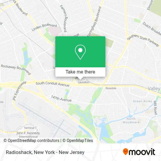 Radioshack map