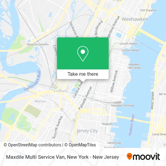 Maxdile Multi Service Van map