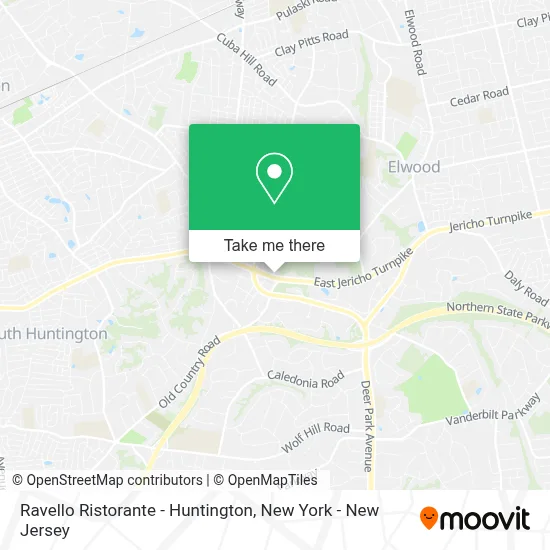 Ravello Ristorante - Huntington map