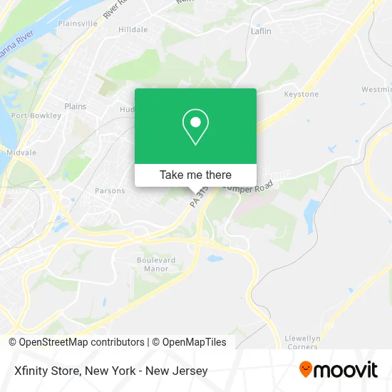 Xfinity Store map