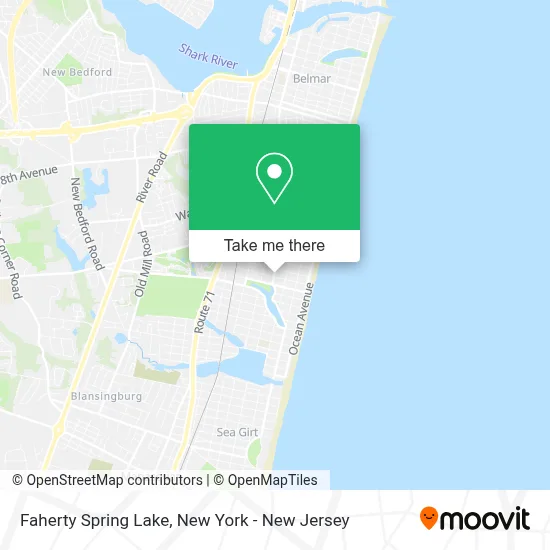 Faherty Spring Lake map
