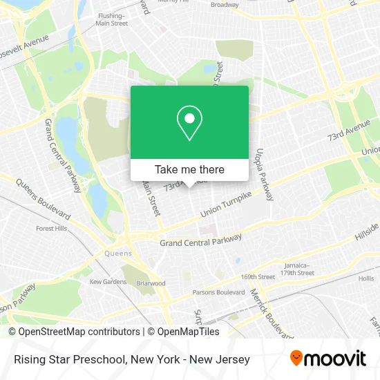 Rising Star Pre School map