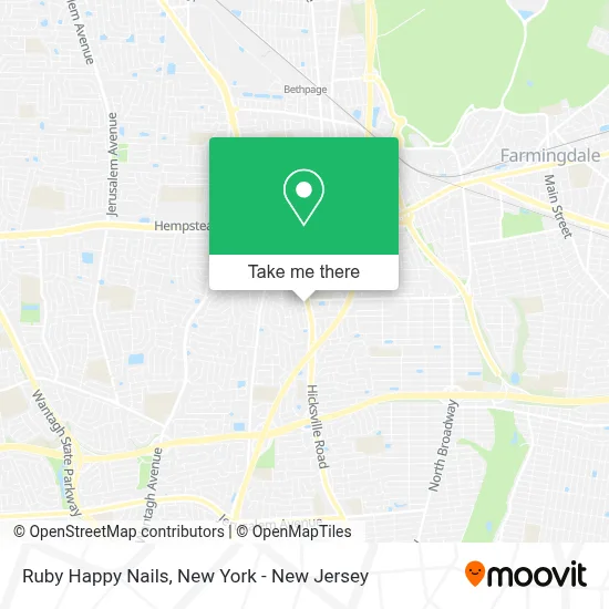 Ruby Happy Nails map