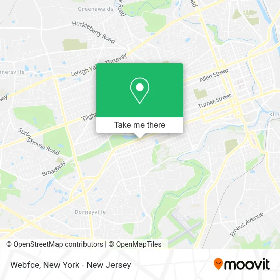 Webfce map