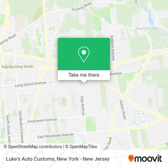 Luke's Auto Customs map