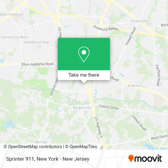 Sprinter 911 map